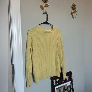 Pale Yellow Vintage Sweater